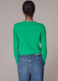 Crew Neck Pocket Top